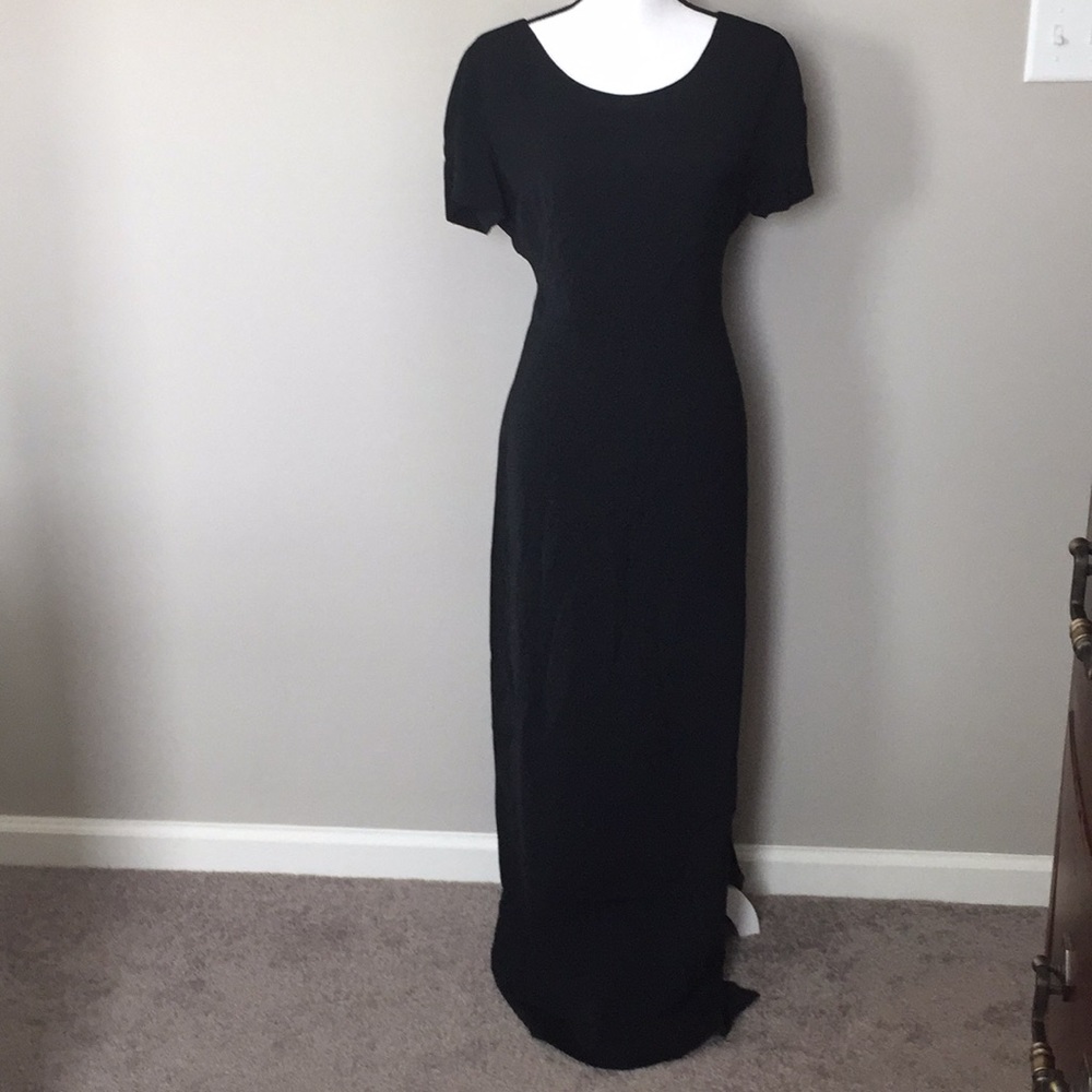 Black formal Giorgio Armani dress ~ Size 12